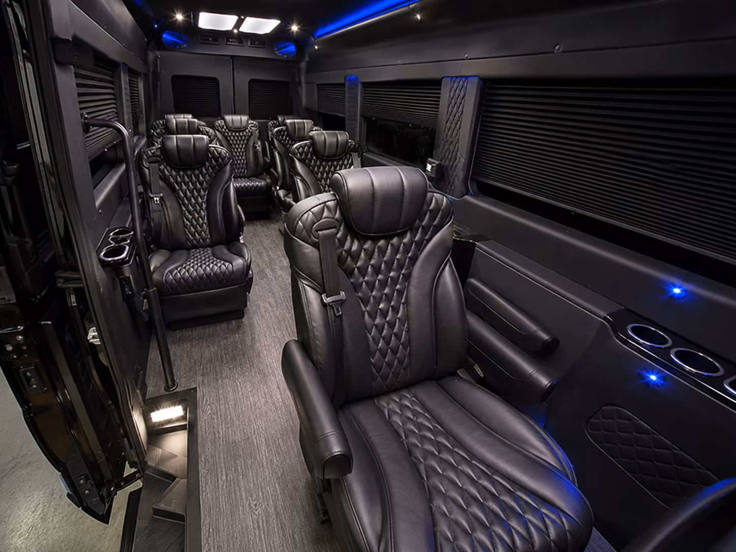 hawthorne long distance transportation onboard seating