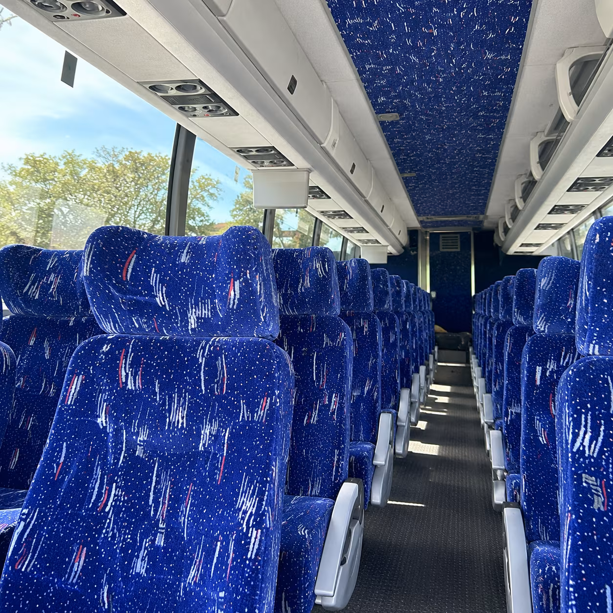 torrance charter bus rental inside